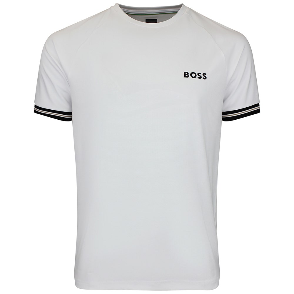 BOSS Golf T-Shirt - TOC Serve 2 Tee Slim - Bright White SU26