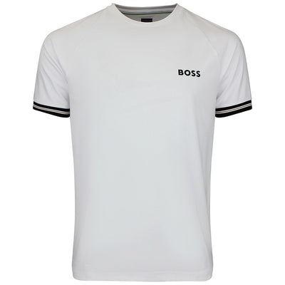 BOSS Golf T-Shirt - TOC Serve 2 Tee Slim - Bright White SU26