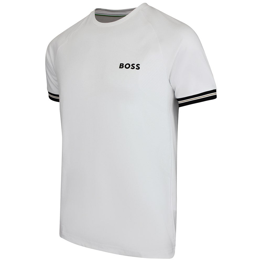BOSS Golf T-Shirt - TOC Serve 2 Tee Slim - Bright White SU26