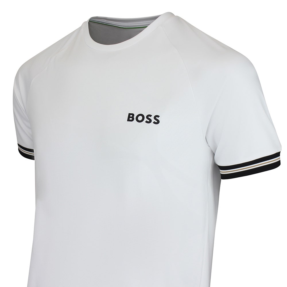 BOSS Golf T-Shirt - TOC Serve 2 Tee Slim - Bright White SU26