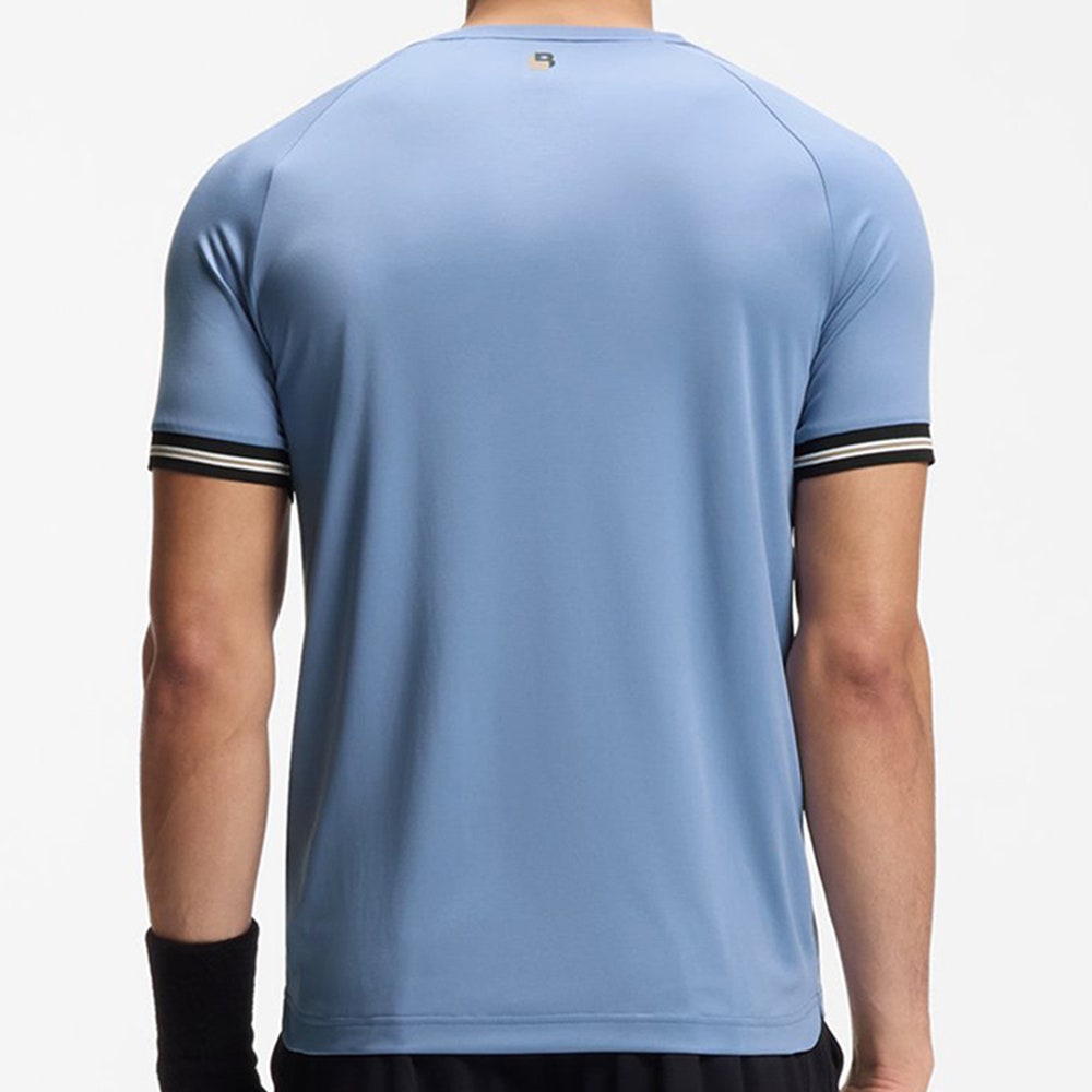 BOSS Golf T-Shirt - TOC Serve 2 Tee Slim - Colony Blue SU26