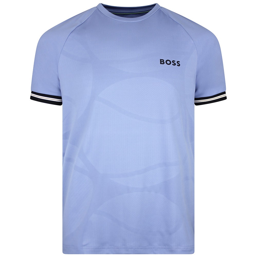 BOSS Golf T-Shirt - TOC Serve 2 Tee Slim - Colony Blue SU26