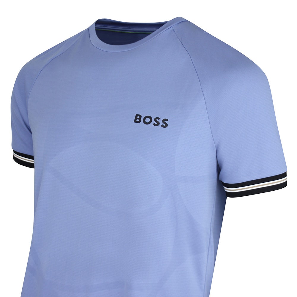 BOSS Golf T-Shirt - TOC Serve 2 Tee Slim - Colony Blue SU26