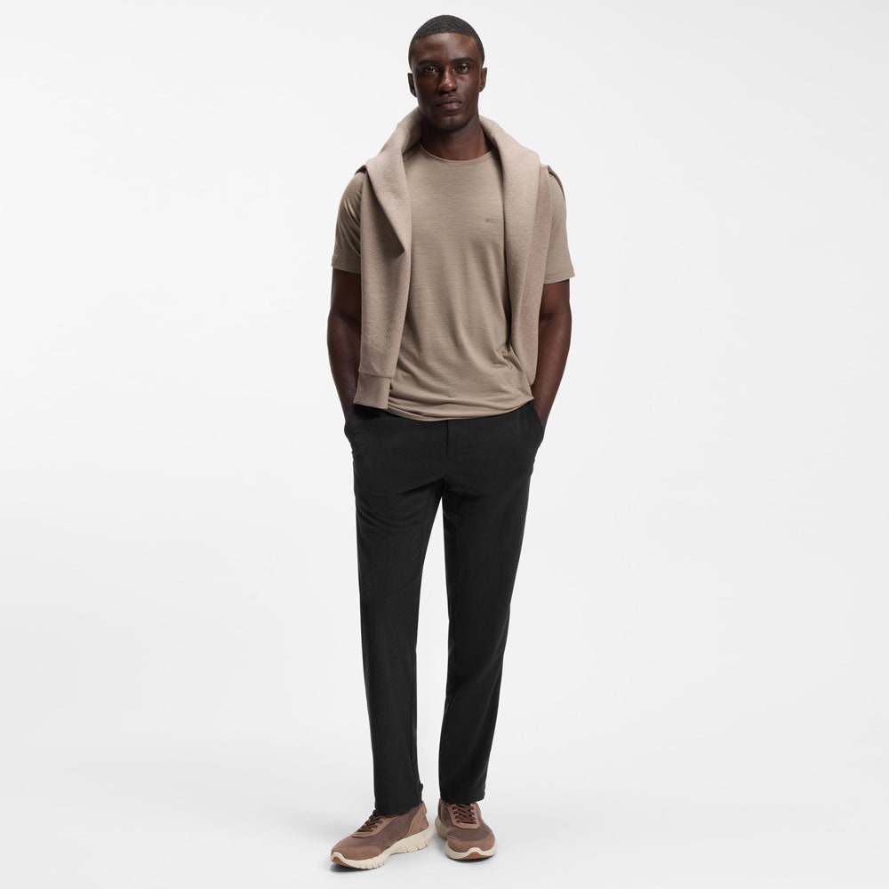 BOSS Golf Trousers - Commuter Cord Pant Tapered - Black WI26