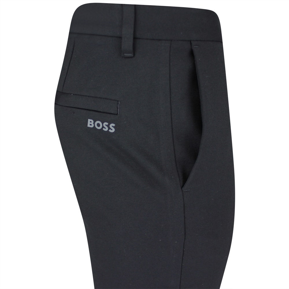 BOSS Golf Trousers - T_Commuter Jersey Slim - Black WI24