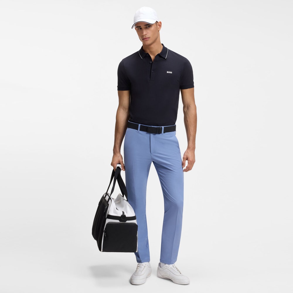 BOSS Golf Trousers - T_Commuter Slim - Colony Blue SU26