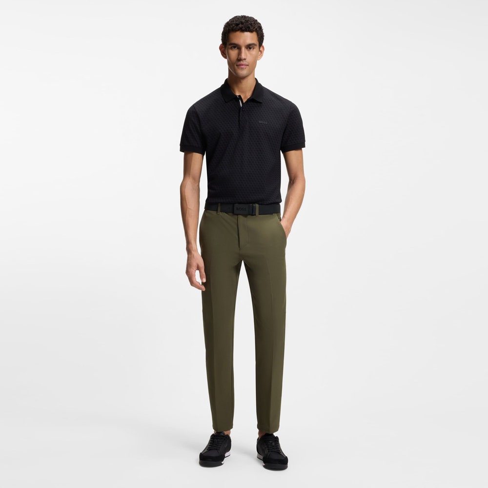 BOSS Golf Trousers - T_Commuter Slim - Olive SP26