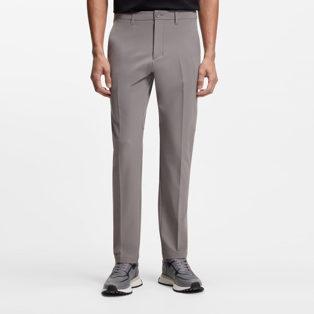 BOSS Golf Trousers - T_Commuter Slim - Open Grey SP26