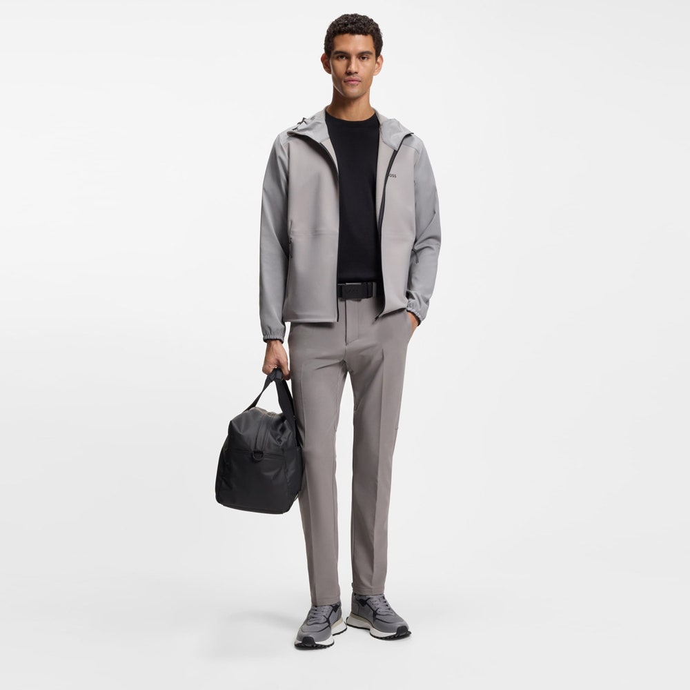 BOSS Golf Trousers - T_Commuter Slim - Open Grey SP26