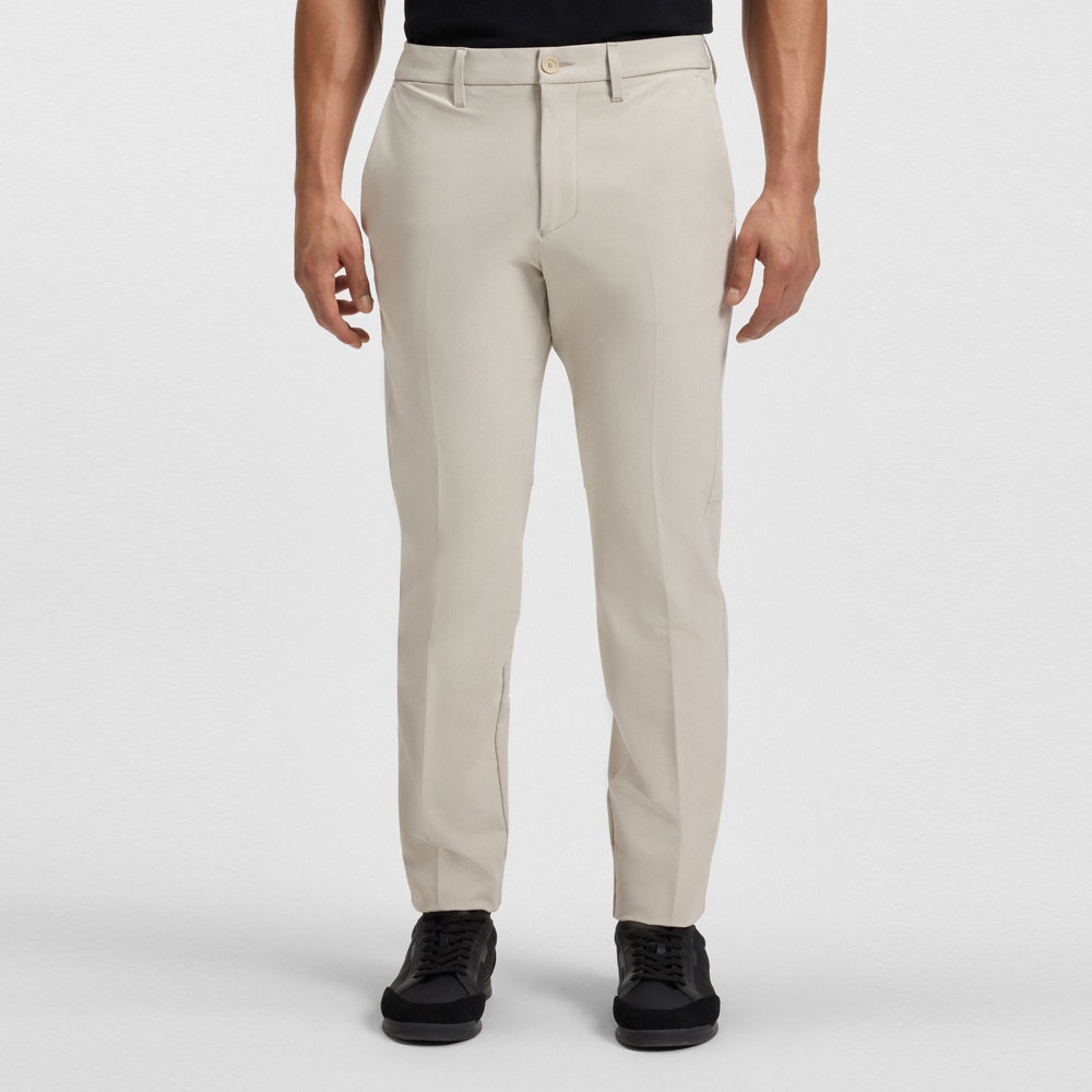 BOSS Golf Trousers - T_Commuter Slim - Stone Beige SP26