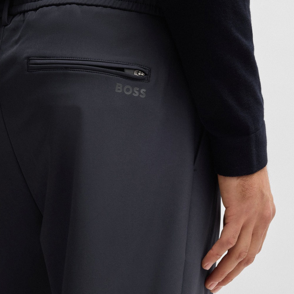BOSS Golf Trousers - T_Convert-Pleat - Dark Navy FA25