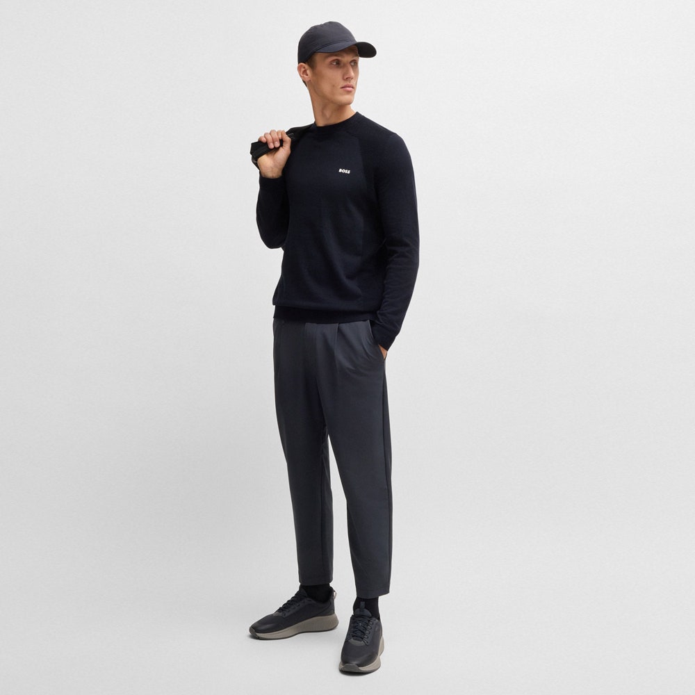 BOSS Golf Trousers - T_Convert-Pleat - Dark Navy FA25