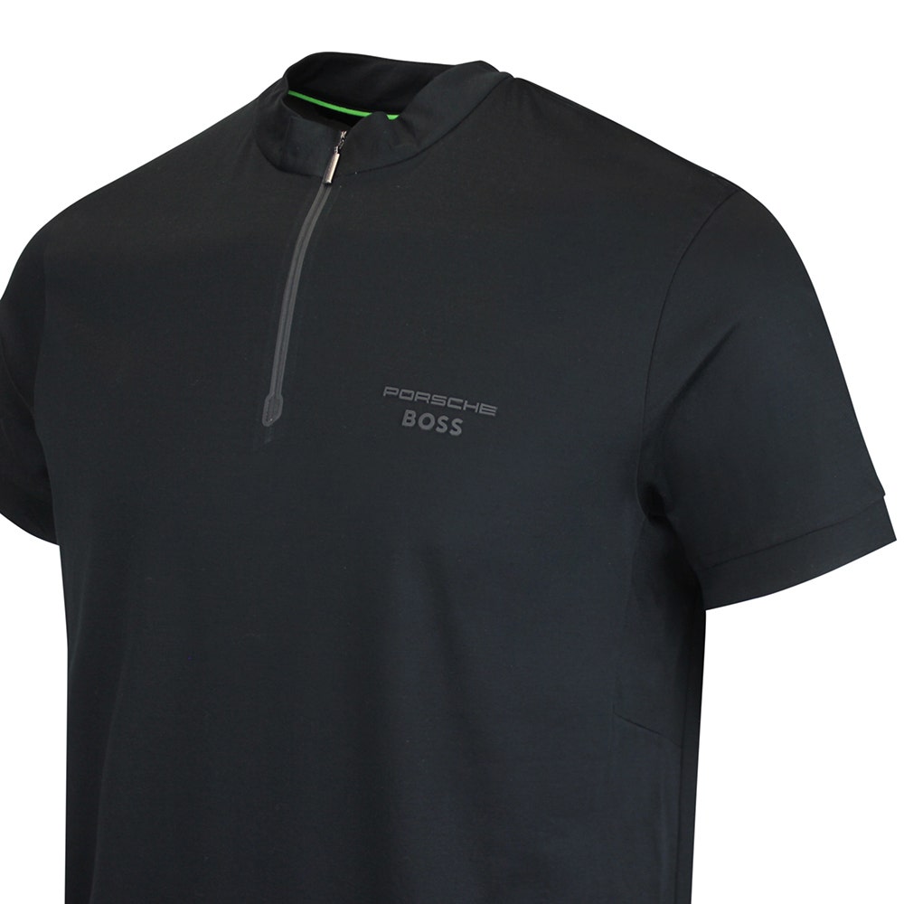 BOSS x Porsche Golf Shirt - PS Spirit 70 Reg. Fit QZ - Black SU26