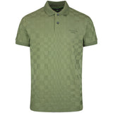 BOSS x Porsche Golf Shirt - PS Spirit70 Jacq Reg. Fit - Olive SU26