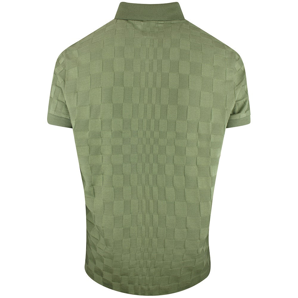 BOSS x Porsche Golf Shirt - PS Spirit70 Jacq Reg. Fit - Olive SU26