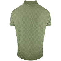 BOSS x Porsche Golf Shirt - PS Spirit70 Jacq Reg. Fit - Olive SU26