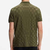 BOSS x Porsche Golf Shirt - PS Spirit70 Jacq Reg. Fit - Olive SU26