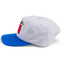 Devereux Golf Cap - Birdie Juice Hat - White - Blue SU26