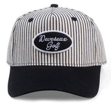 Devereux Golf Cap - Garage Hat - Black - White SU26
