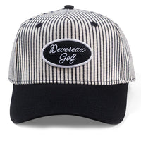 Devereux Golf Cap - Garage Hat - Black - White SU26
