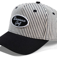 Devereux Golf Cap - Garage Hat - Black - White SU26