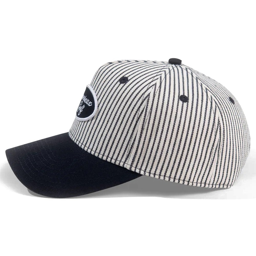 Devereux Golf Cap - Garage Hat - Black - White SU26