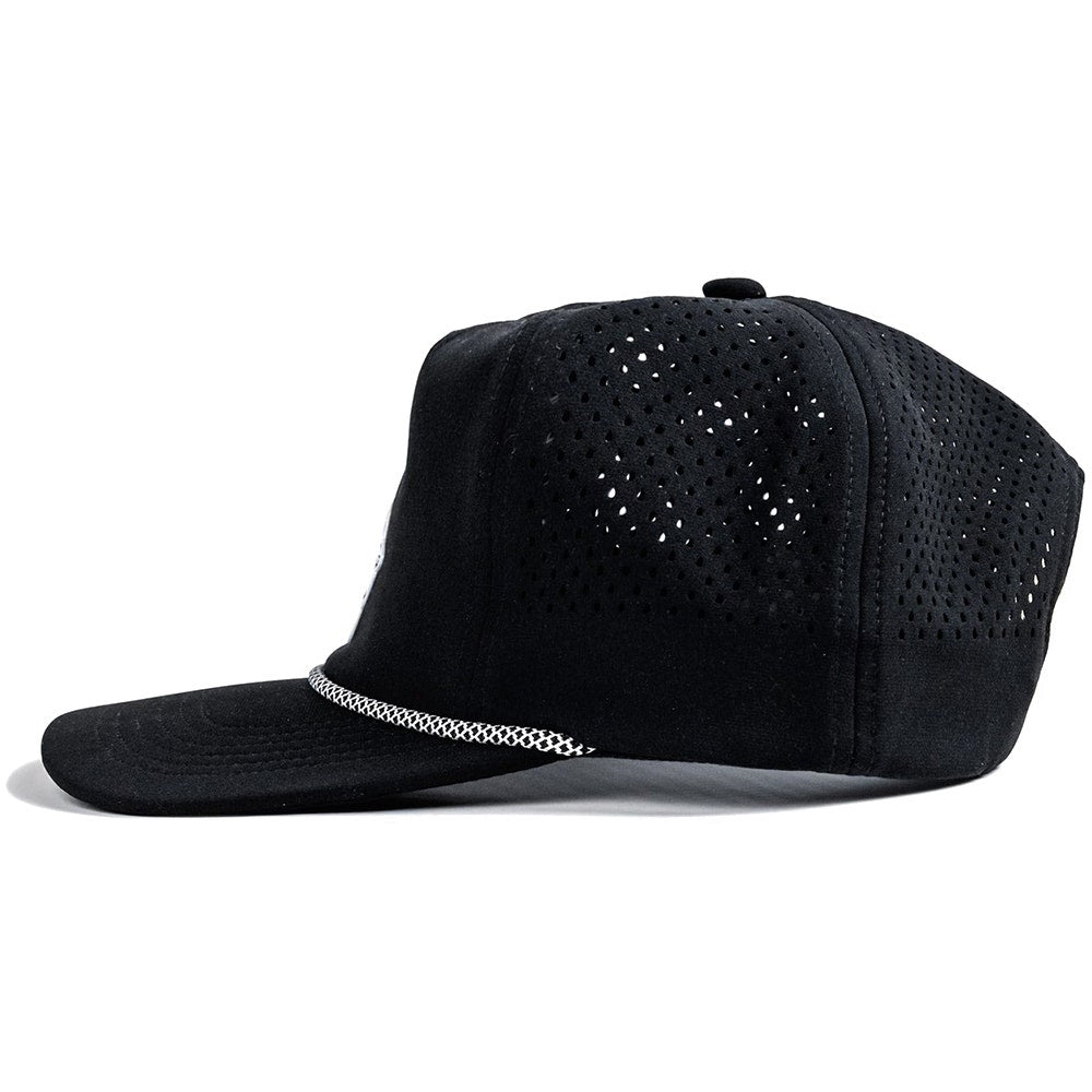 Devereux Golf Cap - Skull Caddie Rope Hat - Black SS26