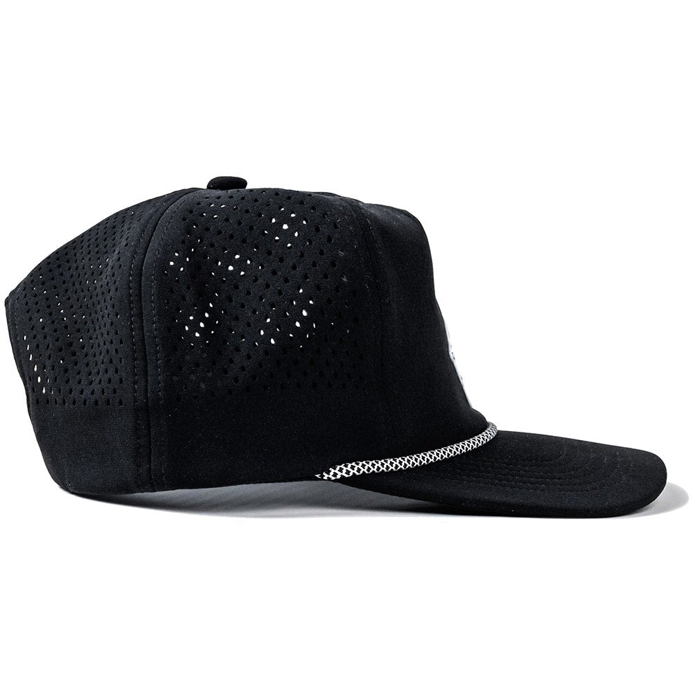 Devereux Golf Cap - Skull Caddie Rope Hat - Black SS26
