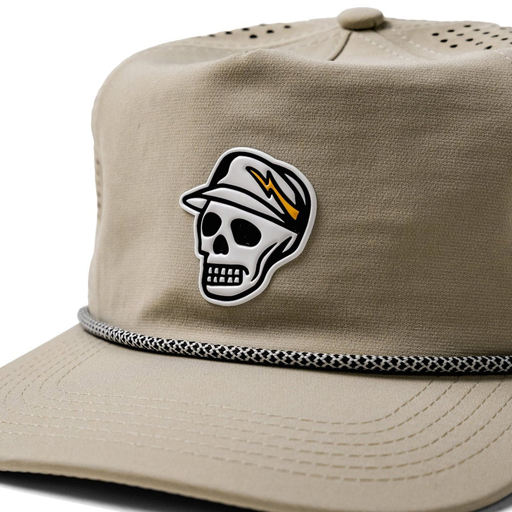 Devereux Golf Cap - Skull Caddie Rope Hat - Bone SS26