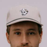 Devereux Golf Cap - Skull Caddie Rope Hat - Bone SS26