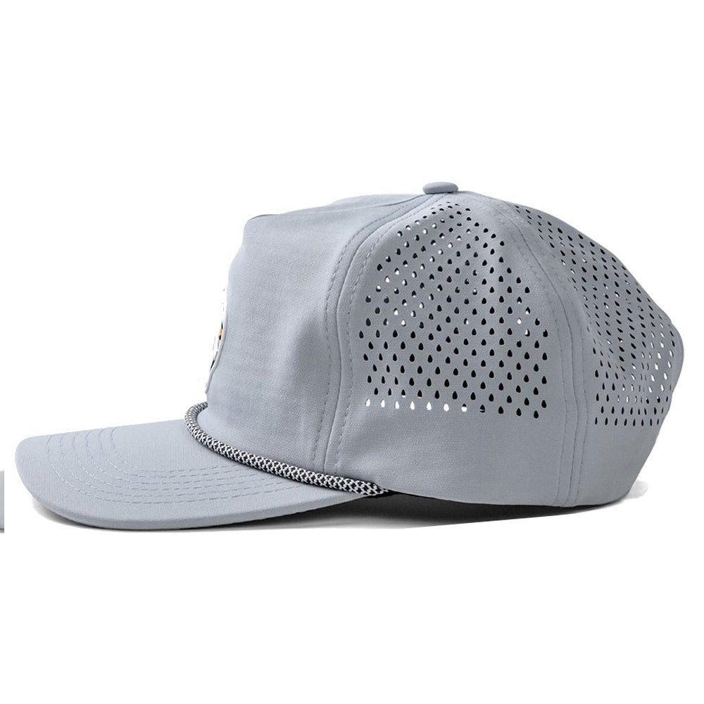 Devereux Golf Cap - Skull Caddie Rope Hat - Light Grey SS26