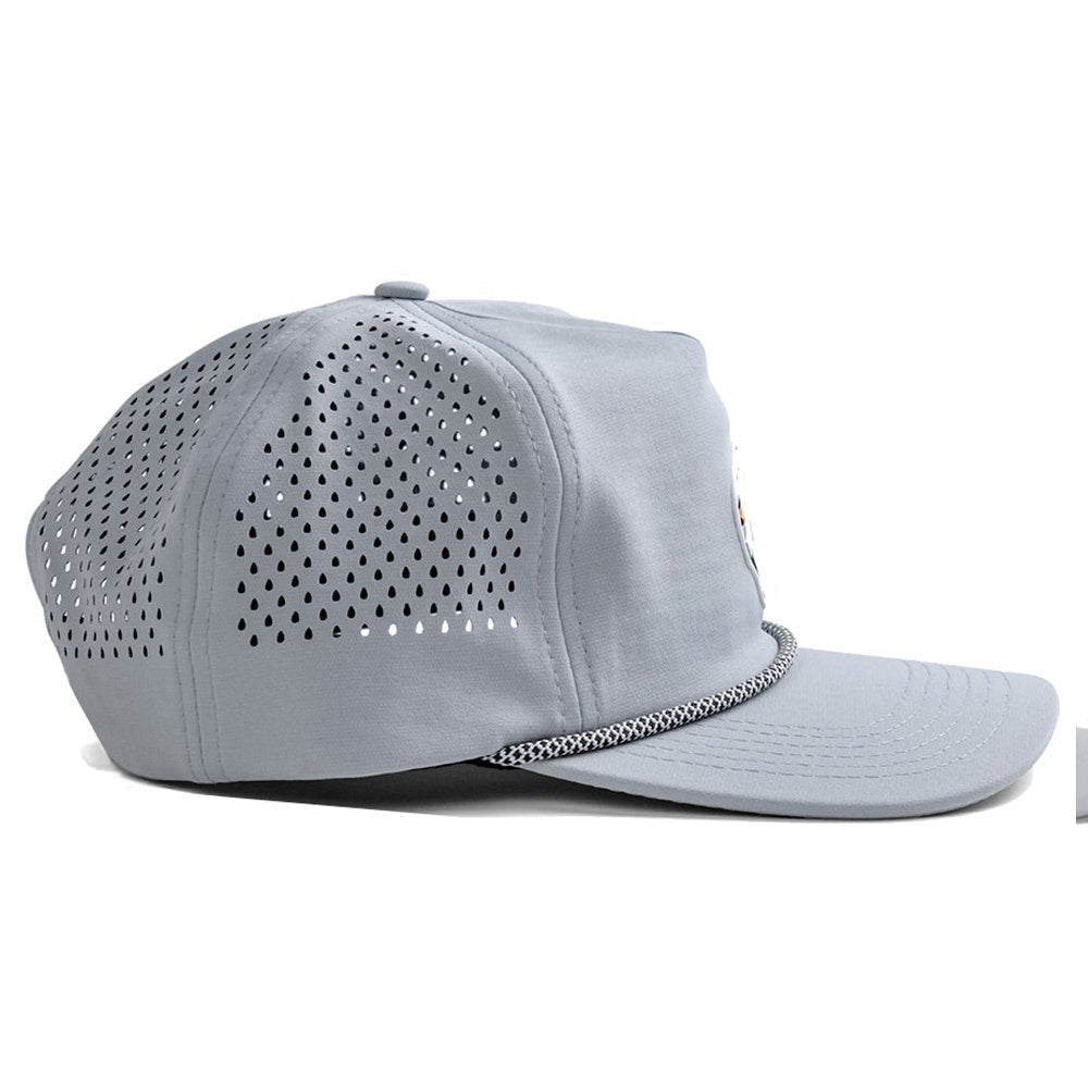 Devereux Golf Cap - Skull Caddie Rope Hat - Light Grey SS26