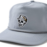 Devereux Golf Cap - Skull Caddie Rope Hat - Light Grey SS26