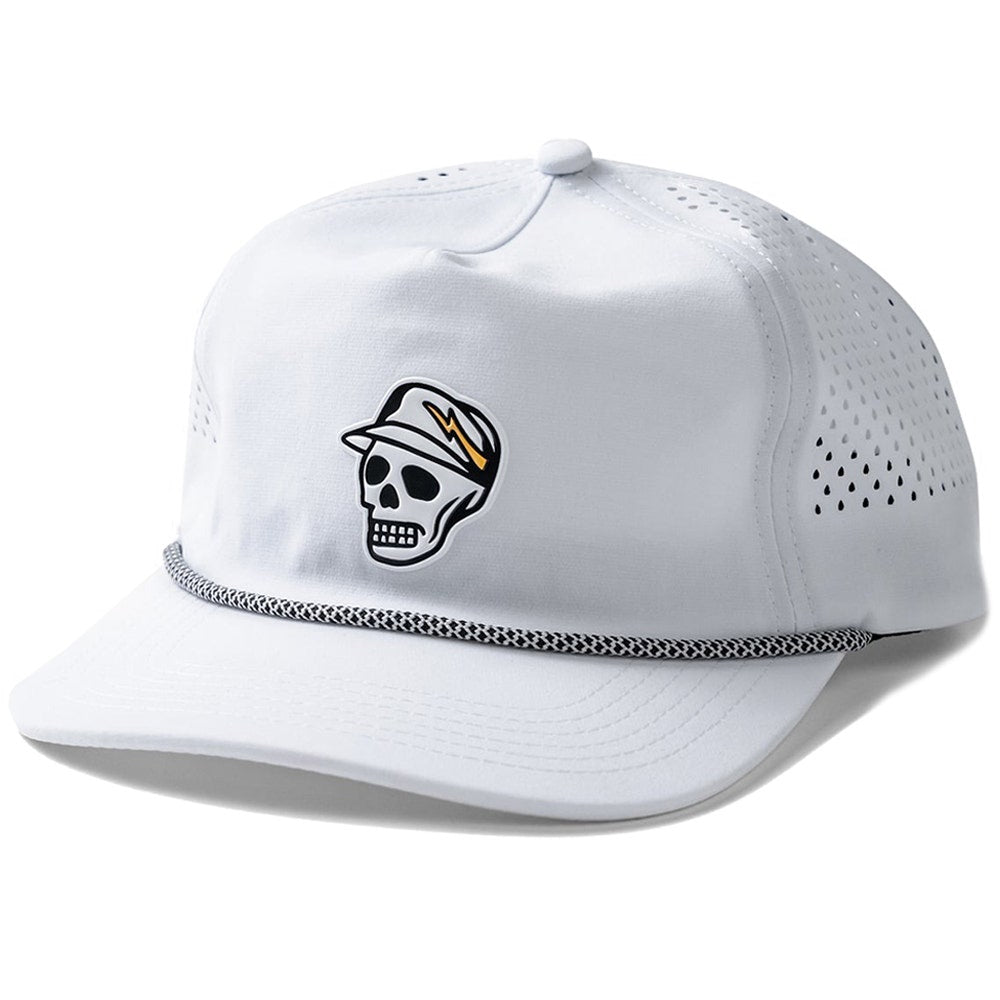 Devereux Golf Cap - Skull Caddie Rope Hat - White SS26
