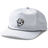 Devereux Golf Cap - Skull Caddie Rope Hat - White SS26