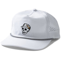 Devereux Golf Cap - Skull Caddie Rope Hat - White SS26