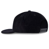 Devereux Golf Cap - Sorry Cord Snapback - Black FA26
