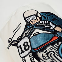 Devereux Golf Headcover - Check Sidecar Driver - Blue - White FA26