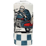 Devereux Golf Headcover - Check Sidecar Driver - Blue - White FA26