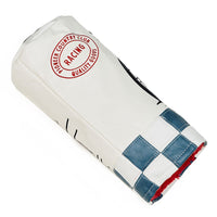 Devereux Golf Headcover - Check Sidecar Driver - Blue - White FA26