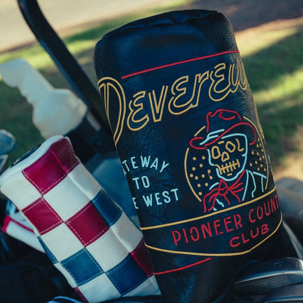 Devereux Golf Headcover - Neon Sign Driver Barrel - Black FA26