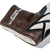 Devereux Golf Headcover - Sherpa Skull Caddie Blade - Brown SS26