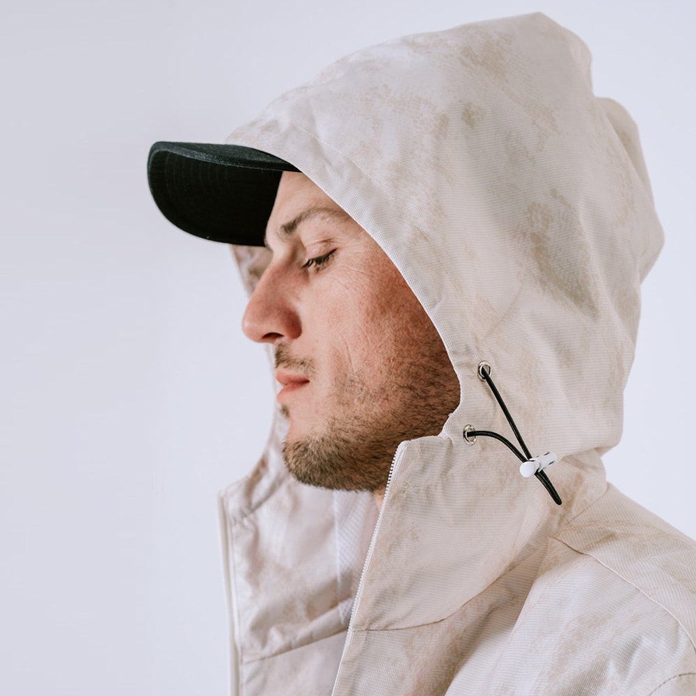 Devereux Golf Jacket - Anorak Hoodie FZ - Mineral SS26