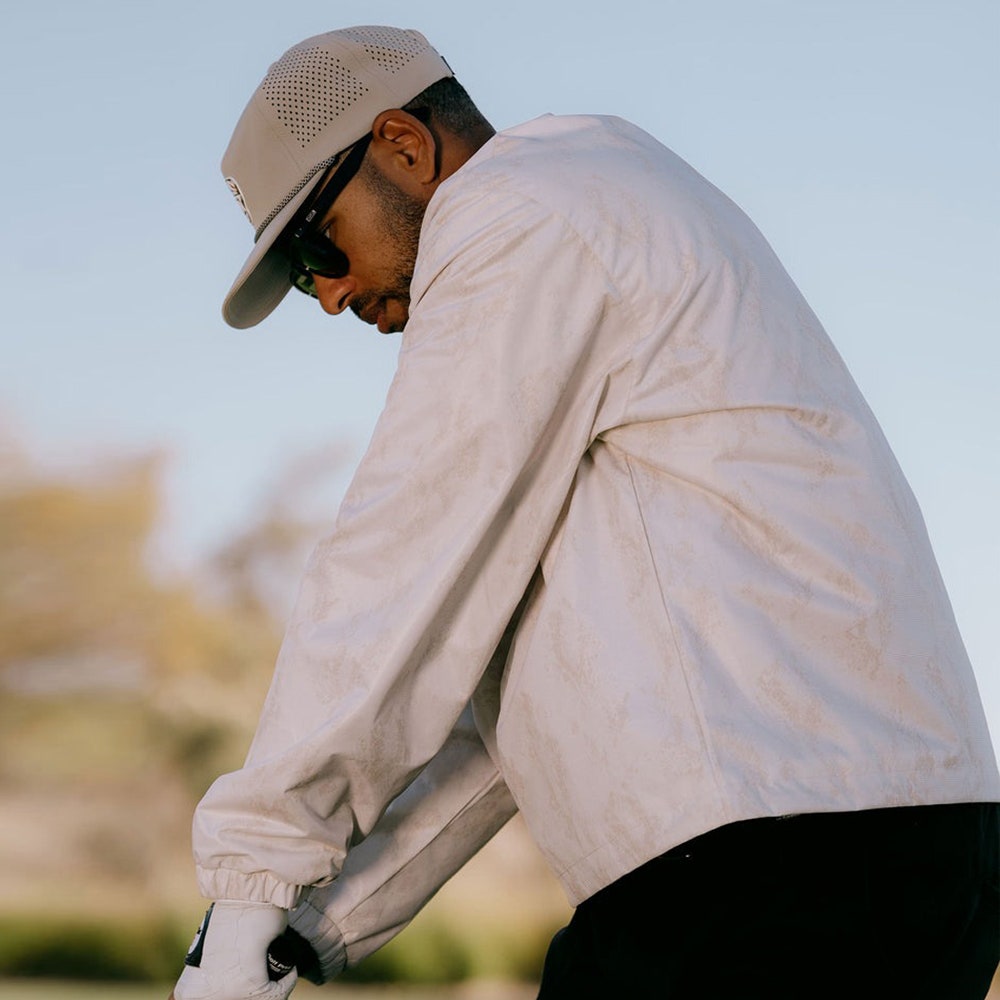 Devereux Golf Jacket - Breaker Windshirt - Mineral SS26