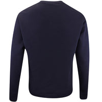 Devereux Golf Jumper - Gator Crew Neck - Ink Blue SS25
