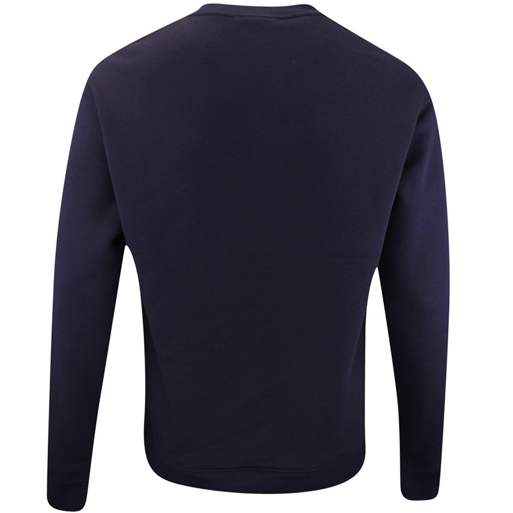 Devereux Golf Jumper - Gator Crew Neck - Ink Blue SS25