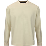 Devereux Golf Jumper - Waffle Crew - Bone FA26