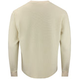 Devereux Golf Jumper - Waffle Crew - Bone FA26