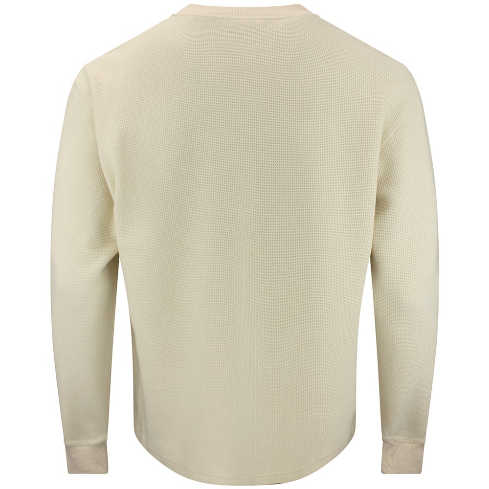 Devereux Golf Jumper - Waffle Crew - Bone FA26