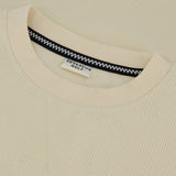 Devereux Golf Jumper - Waffle Crew - Bone FA26
